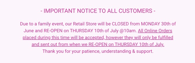 winter closure